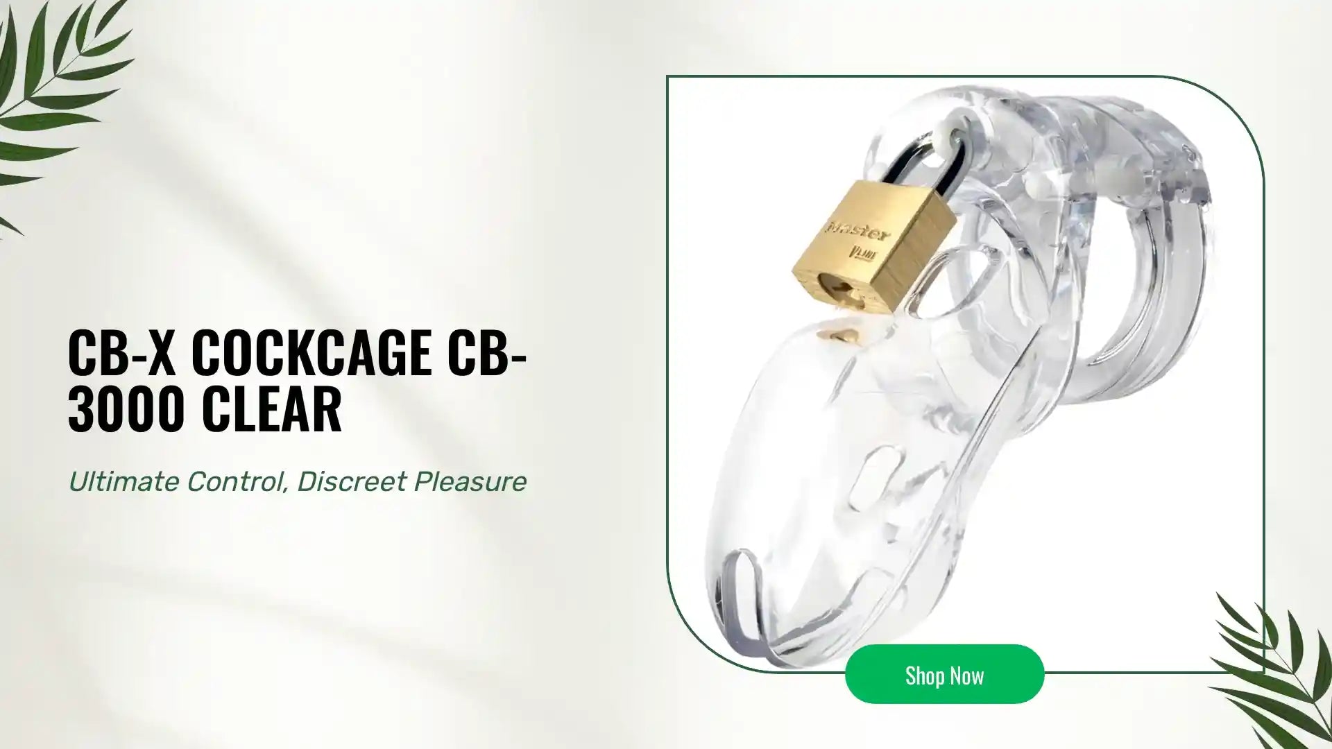 CB-X Cockcage CB-3000 Clear by@Outfy