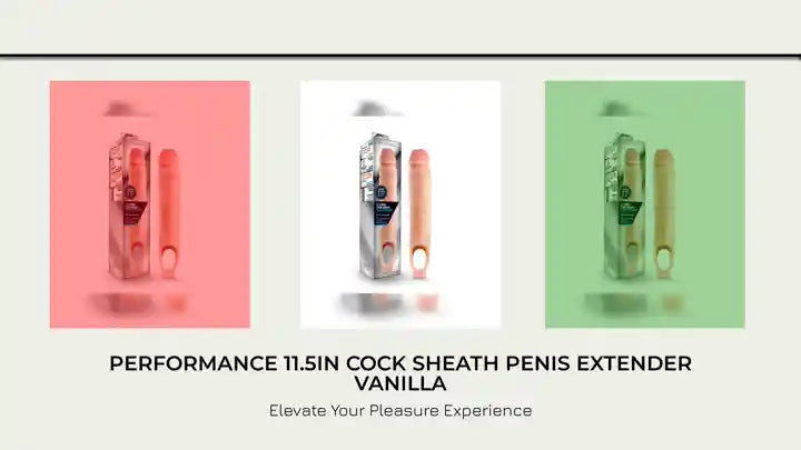 Performance 11.5in Cock Sheath Penis Extender Vanilla by@Outfy