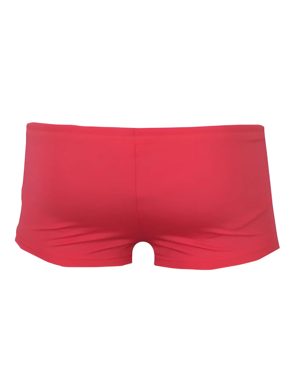 Red pride 11 brief womenâ€™s smooth stretchy fabric underwear with simple rectangular cut front view