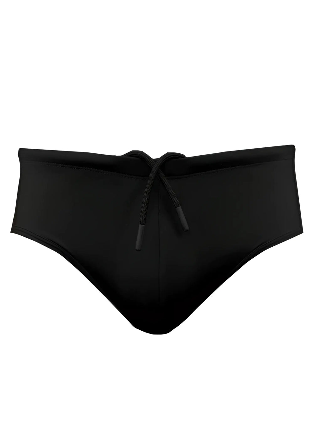 Black pride 11 swim brief with drawstring waistband designed for comfortable swimming and beachwear use