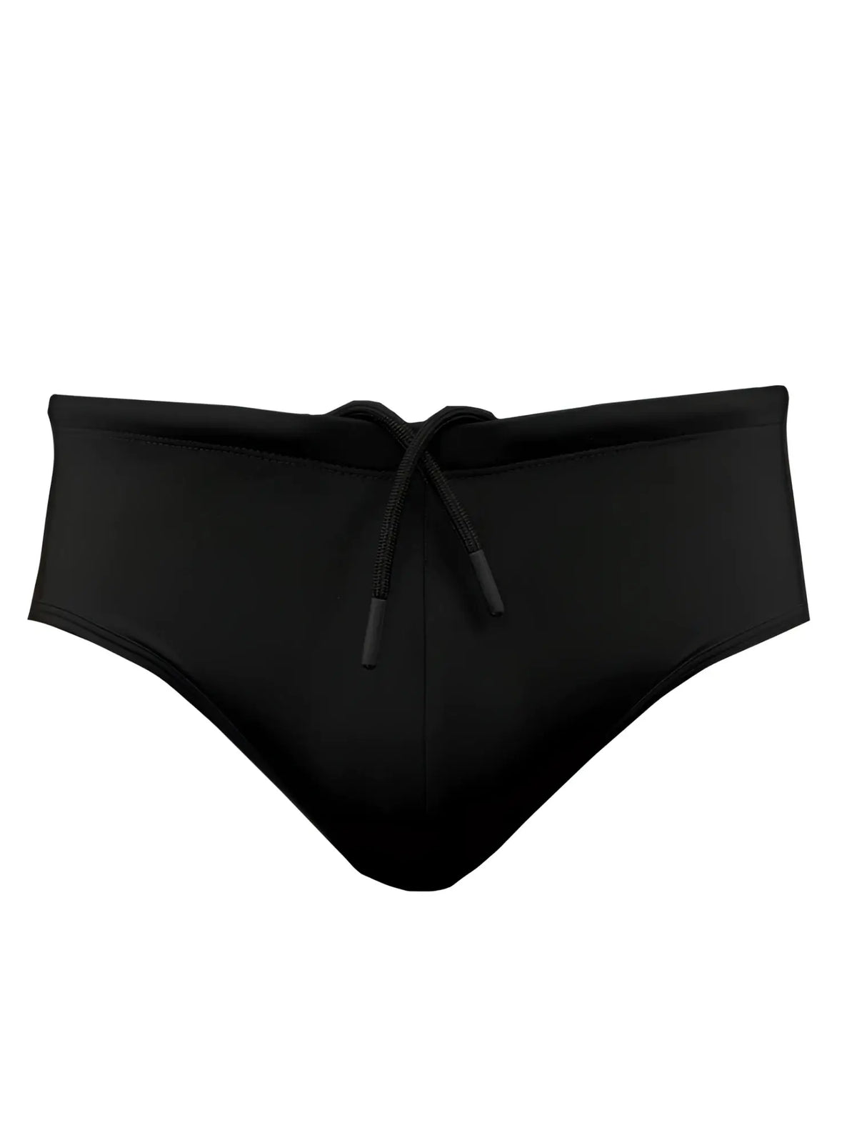Black pride 11 swim brief with drawstring waistband designed for comfortable swimming and beachwear use