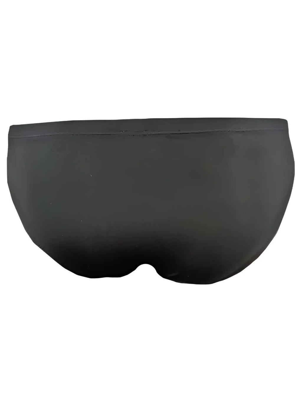 Black pride bikini briefs with smooth texture and minimalist design for comfortable everyday wear