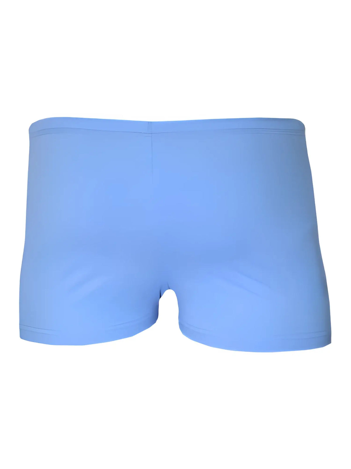 Light blue pride square trunk swim trunks with smooth texture and simple seamless design for swimming