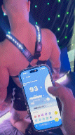 A sleek black prismaglow cross harness smartphone back with glossy finish and visible camera module
