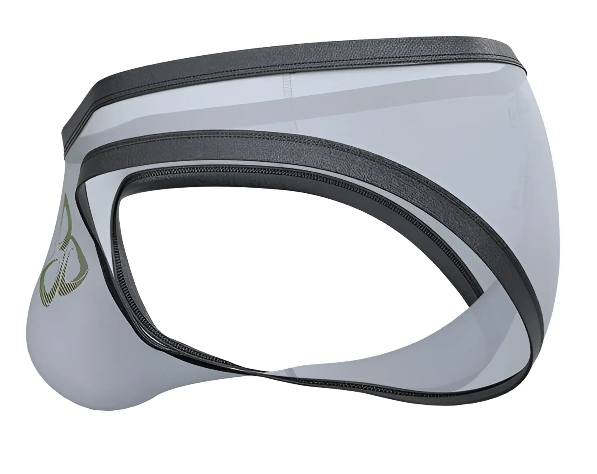 Gray and black private structure brut4393 bare bikini briefs with elastic waistband and sleek form-fitting design
