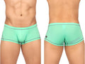 Private structure epus4570 prime elysian hipster briefs in mint green with black trim and subtle logo on the back