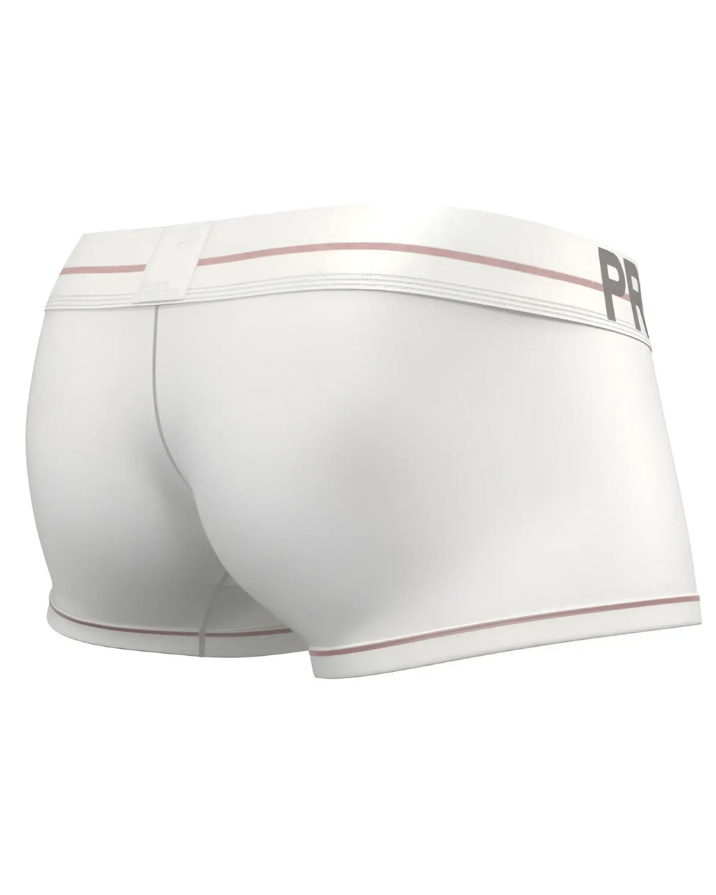 White men’s briefs private structure MOUX4103 mo lite contour brief with subtle pink trim and minimalist design