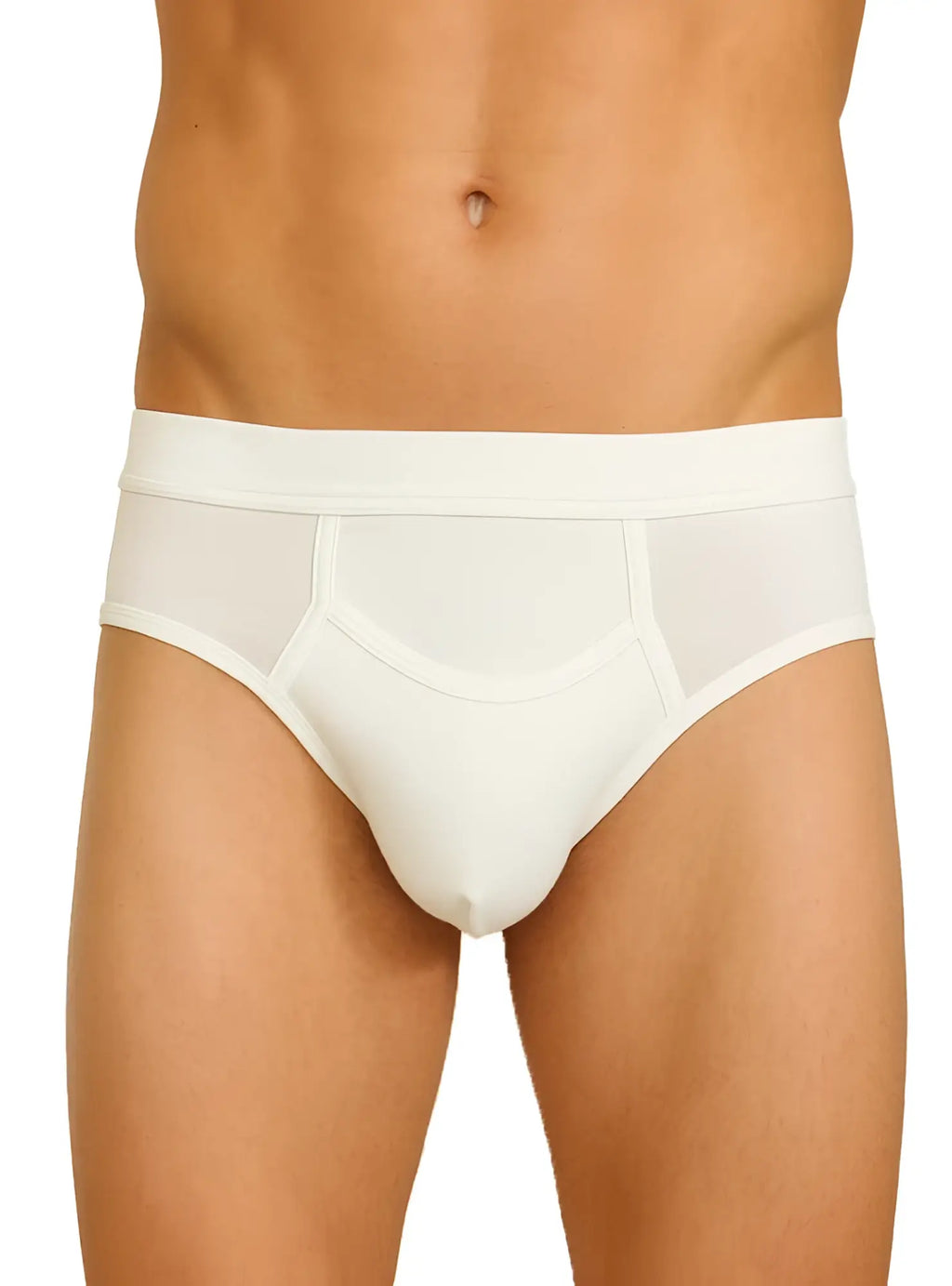 White menâ€™s briefs purecomfort cotton brief with smooth seamless design and supportive waistband