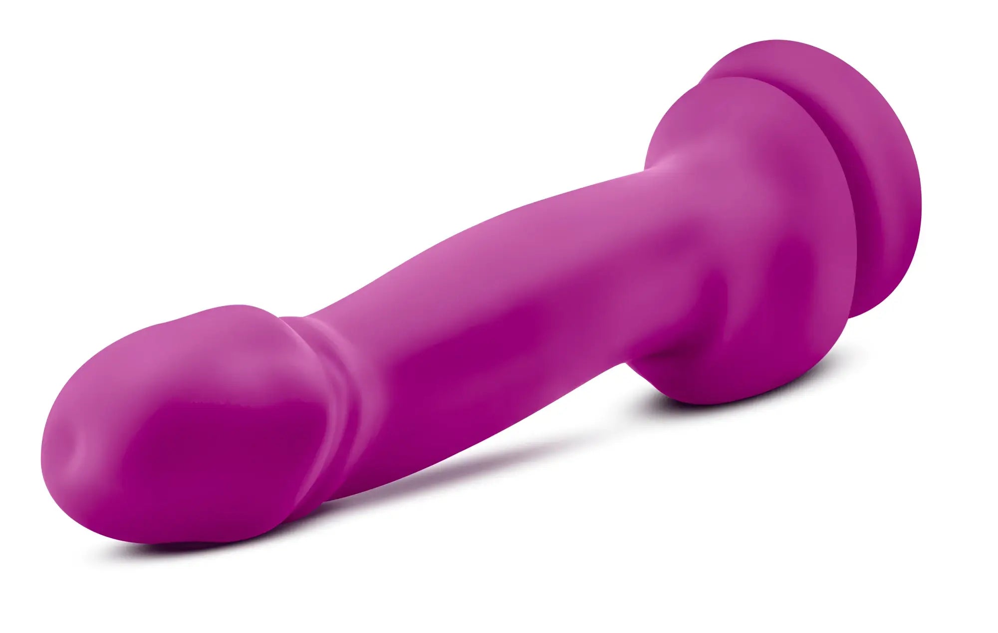 Vibrant purple silicone anal plug real nude sumo violet with rounded ergonomic design for comfortable use