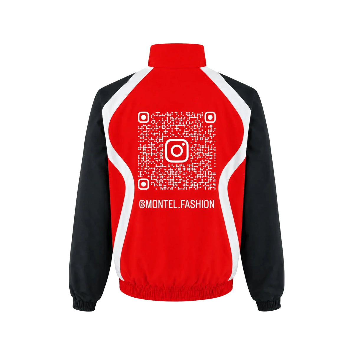 Red Black and White Tracksuit Set