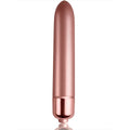 Rose gold rocks off ro 90 touch of velvet rose bloom sleek smooth textured vibrating toy with rounded tip