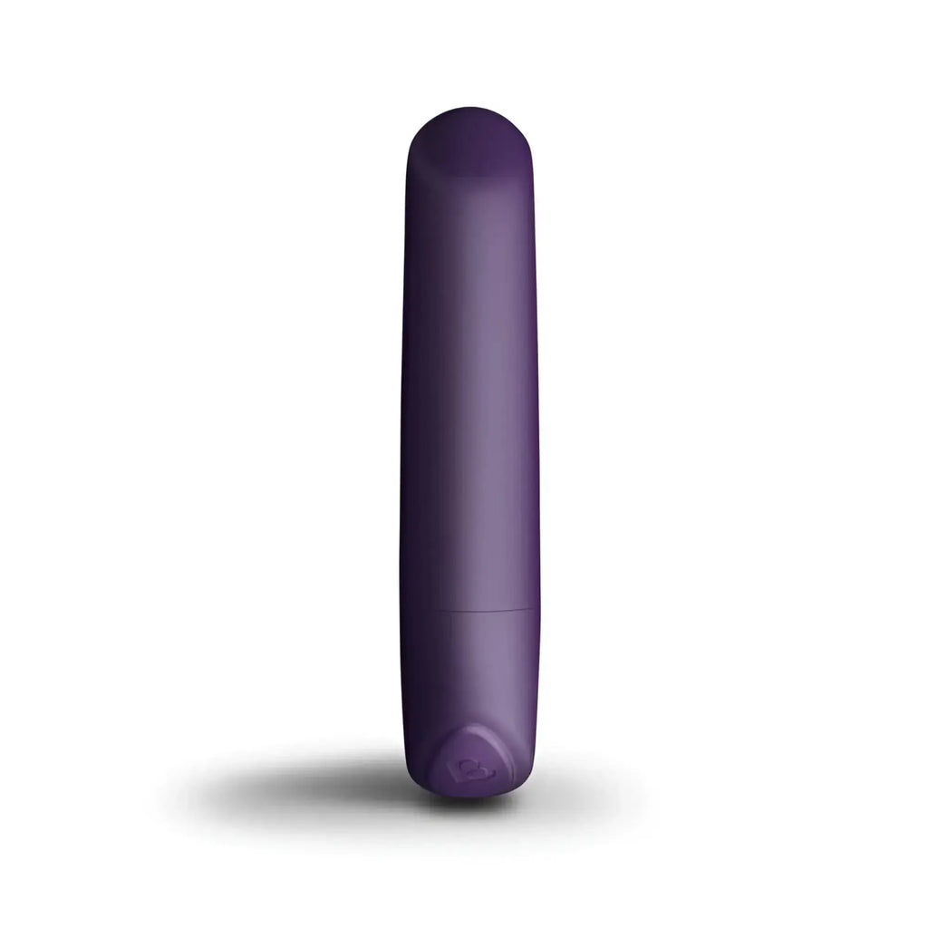 Purple silicone rocks off sugarboo damson bullet vibe maroon with smooth rounded design and subtle branding at the base