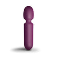 Rocks off sugarboo playful passion wand vibe burgundy is a purple silicone-wrapped vibrator with a smooth rounded head and tapered handle