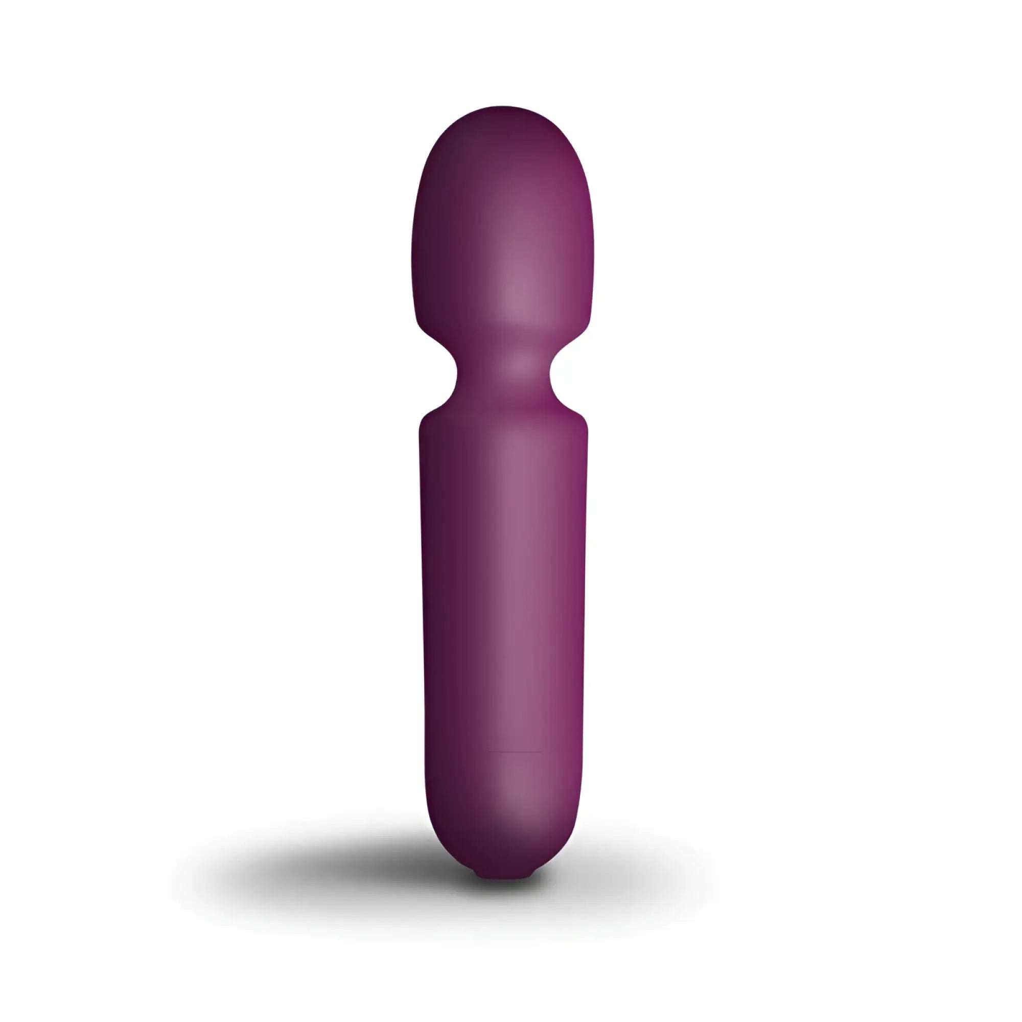 Rocks off sugarboo playful passion wand vibe burgundy is a purple silicone-wrapped vibrator with a smooth rounded head and tapered handle