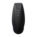 Black matte-finish rocks off torrent air tech masturbator with three vertical control buttons shown from front