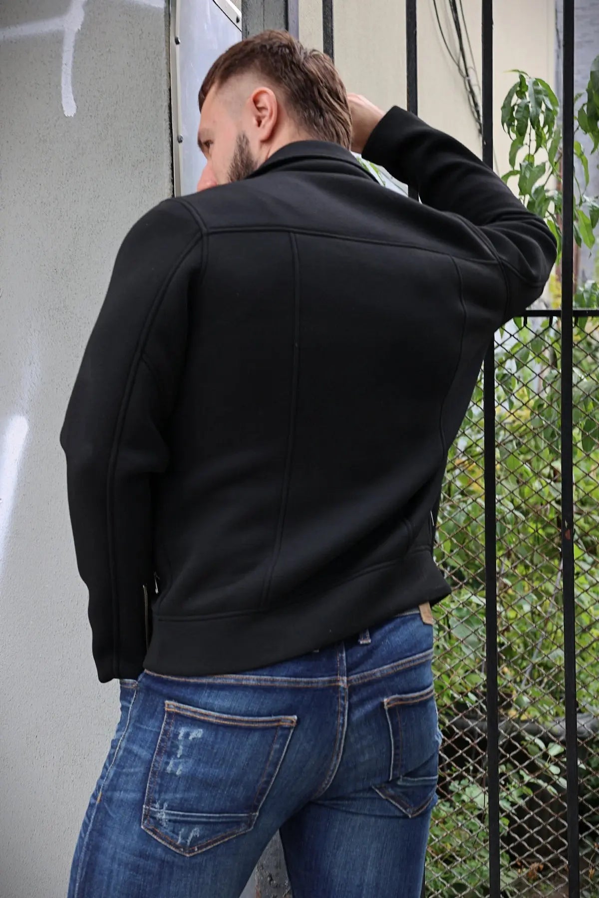 Breedwell Gay Men's Rough & Ready Biker Jacket
