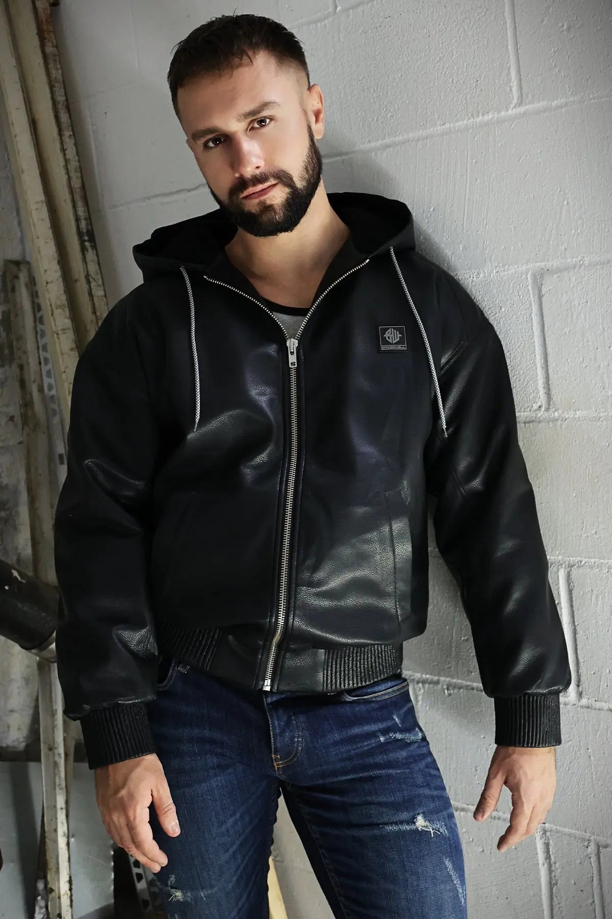 Breedwell Gay Men's Rough & Ready Hoodie Jacket