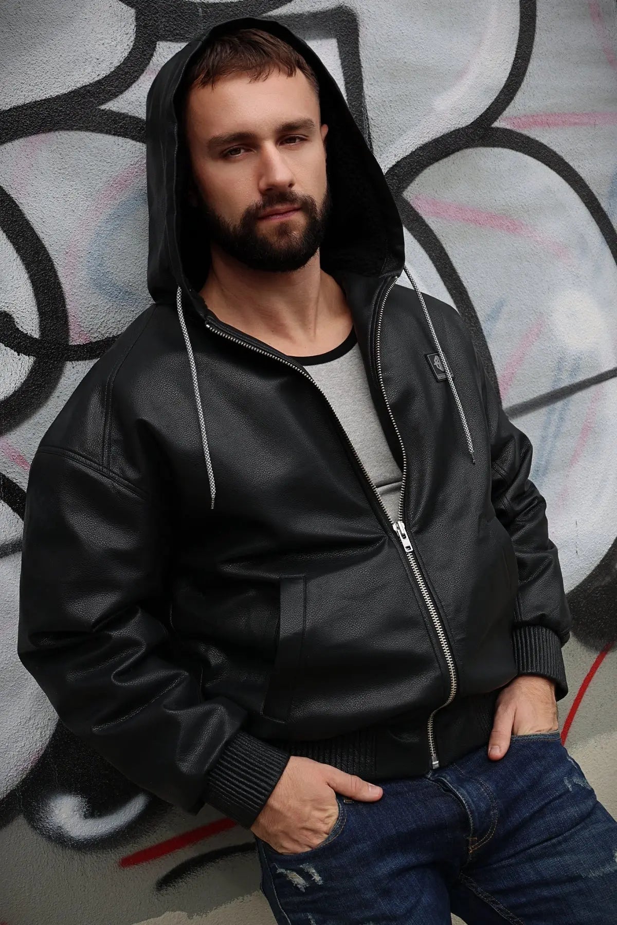 Breedwell Gay Men's Rough & Ready Hoodie Jacket