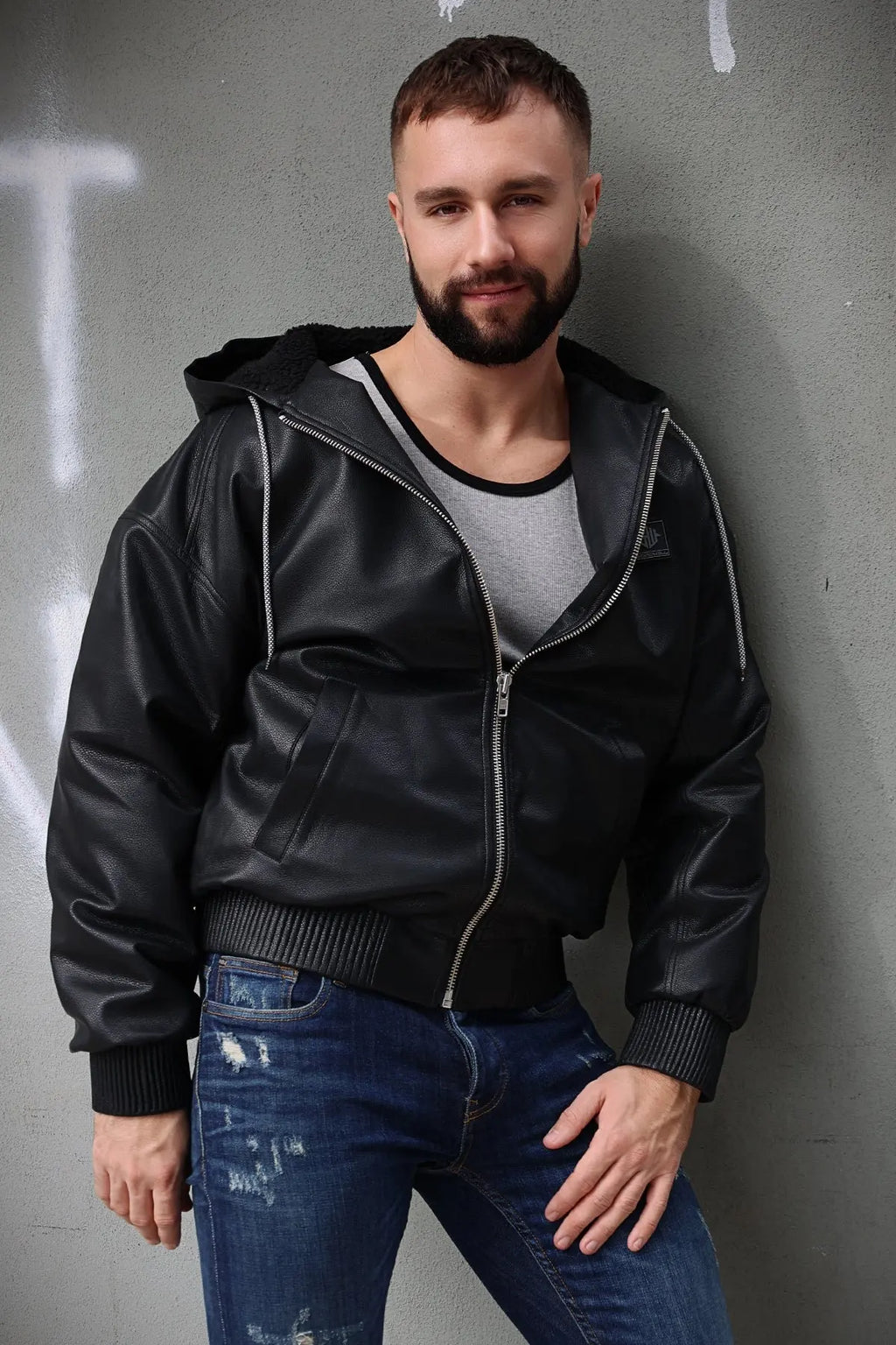 Breedwell Gay Men's Rough & Ready Hoodie Jacket