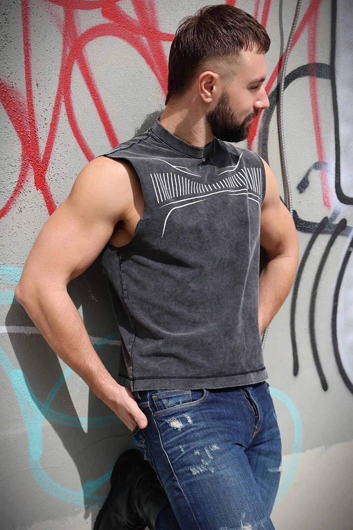 Breedwell Gay Men's Rough & Ready Muscle Tee