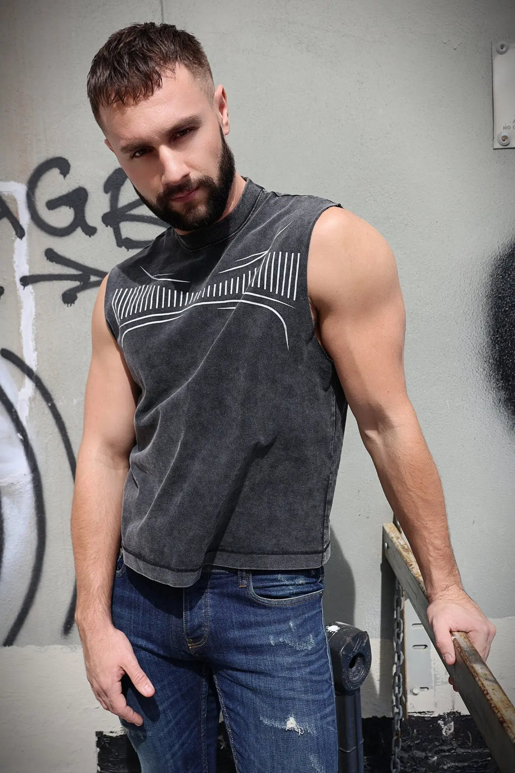 Breedwell Gay Men's Rough & Ready Muscle Tee