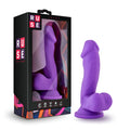 Purple silicone adult toy by ruse with a smooth ergonomic design and rounded stable base for comfortable use
