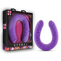 Purple silicone slim 18 inch double shaft toy by Ruse designed for versatile adult use and comfort