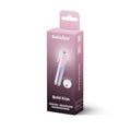 Satisfyer bold kiss 3d air pulse vibrator in sleek lavender and light blue gradient with matte finish