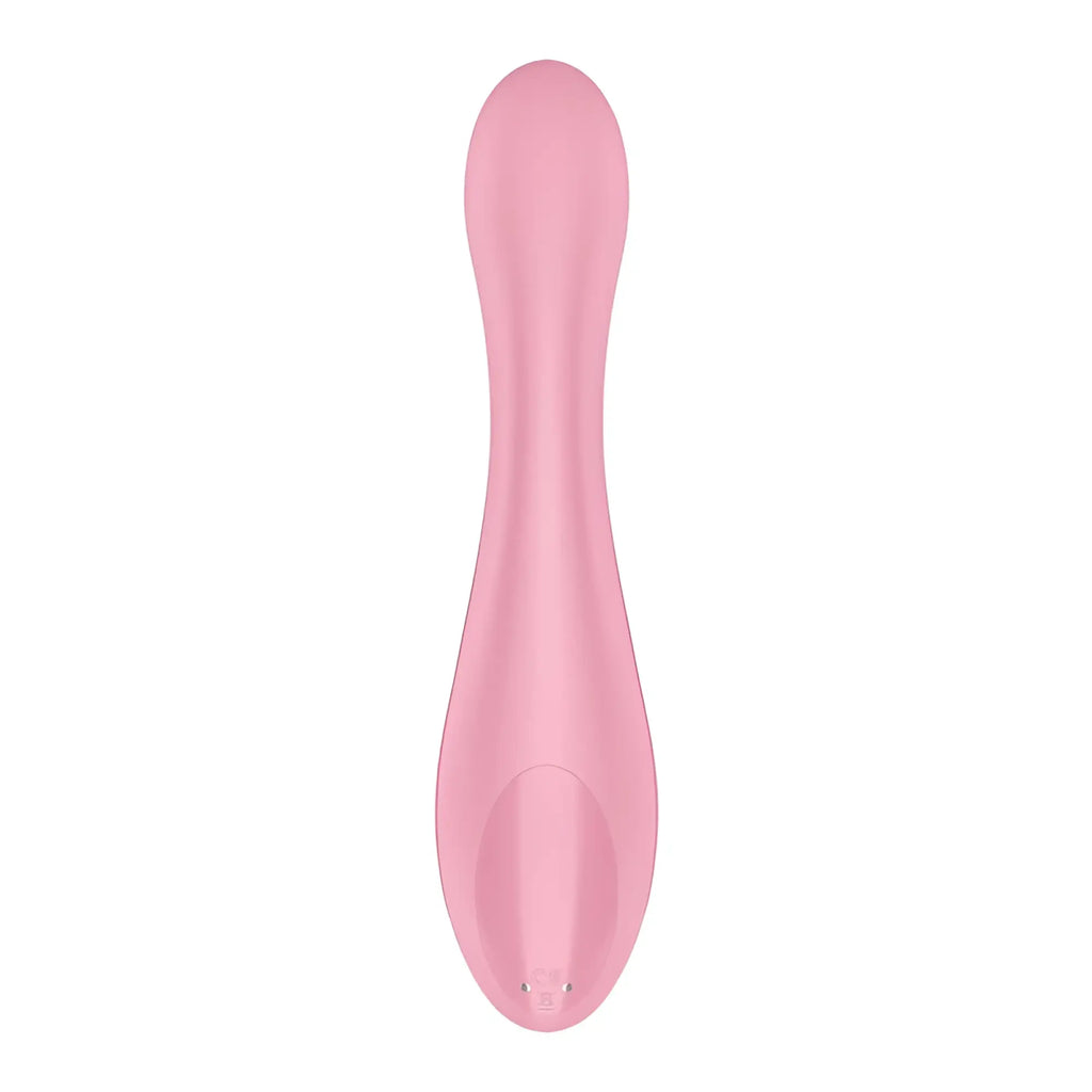 Satisfyer G-Force pink silicone vibratory wand with smooth ergonomic design for targeted stimulation
