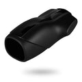 Black satisfyer men vibration adult toy with sleek glossy finish and ergonomic contours for comfortable use