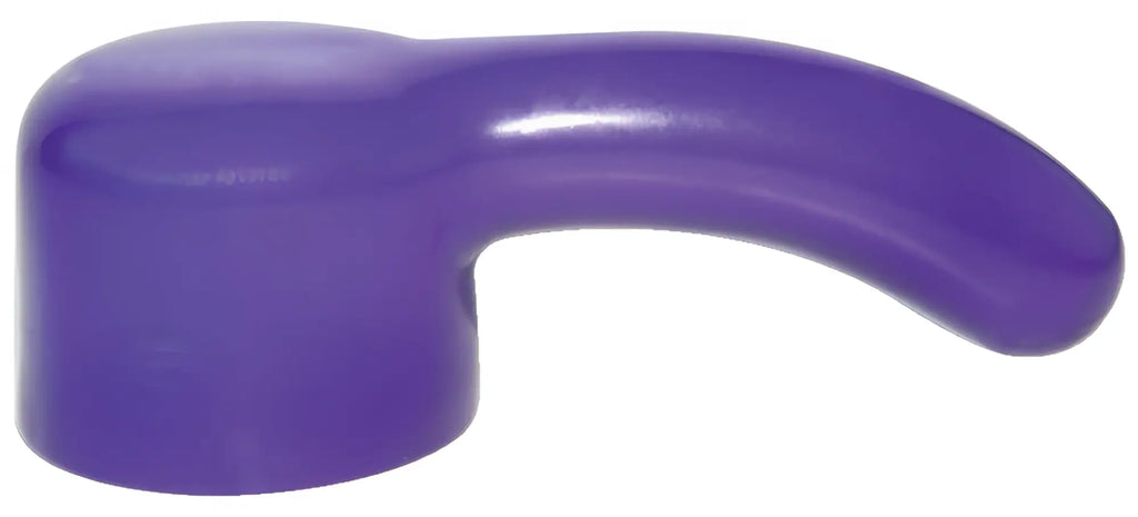 Purple plastic shibari shibari arch showerhead cover with smooth glossy finish and ergonomic handle design
