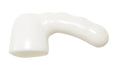 White glossy plastic cock ring with curved design and smooth surface from shibari shibari halo II collection