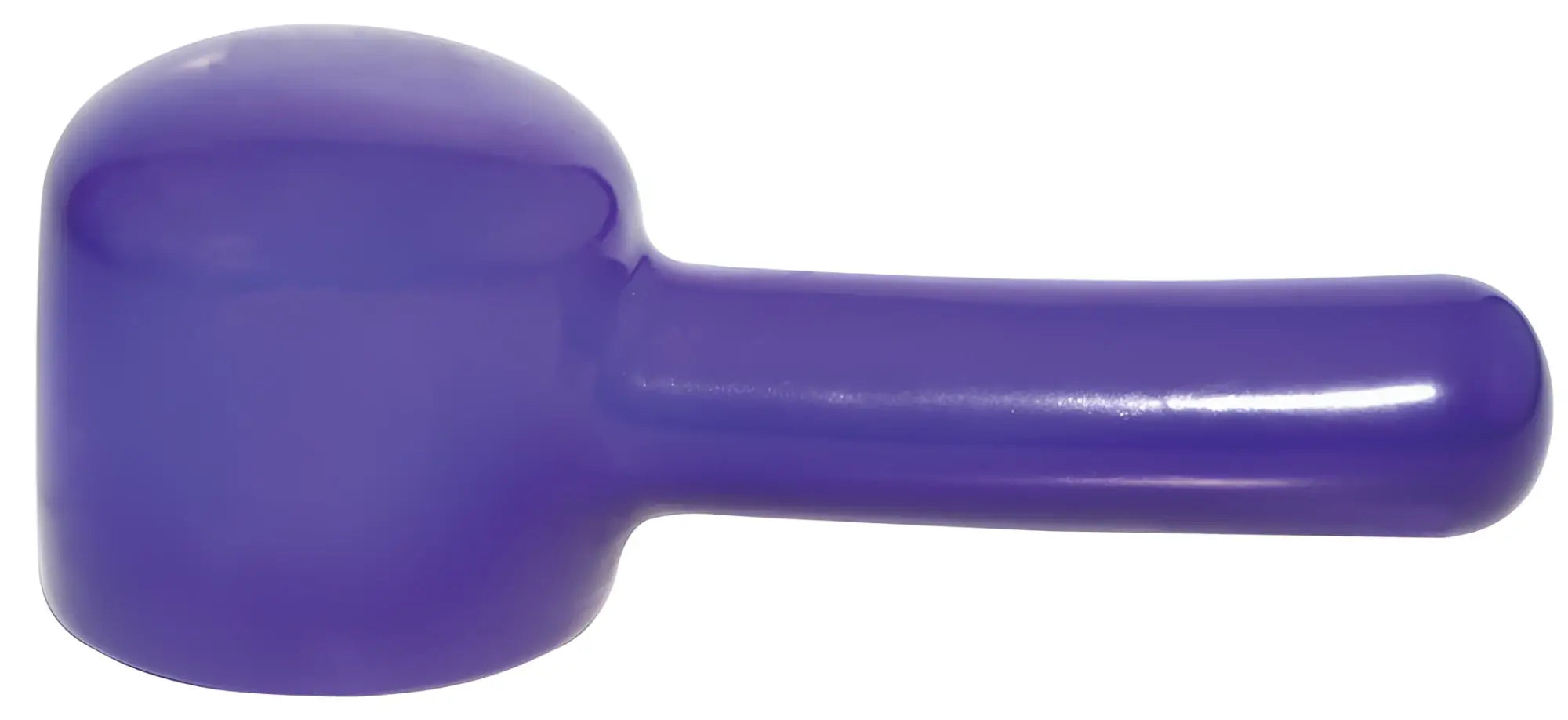 Purple silicone mallet with smooth rounded head and handle for shibari shibari linear use