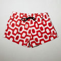 CA-RIO-CA RED & WHITE Pavement Shorts - Italian Shorts