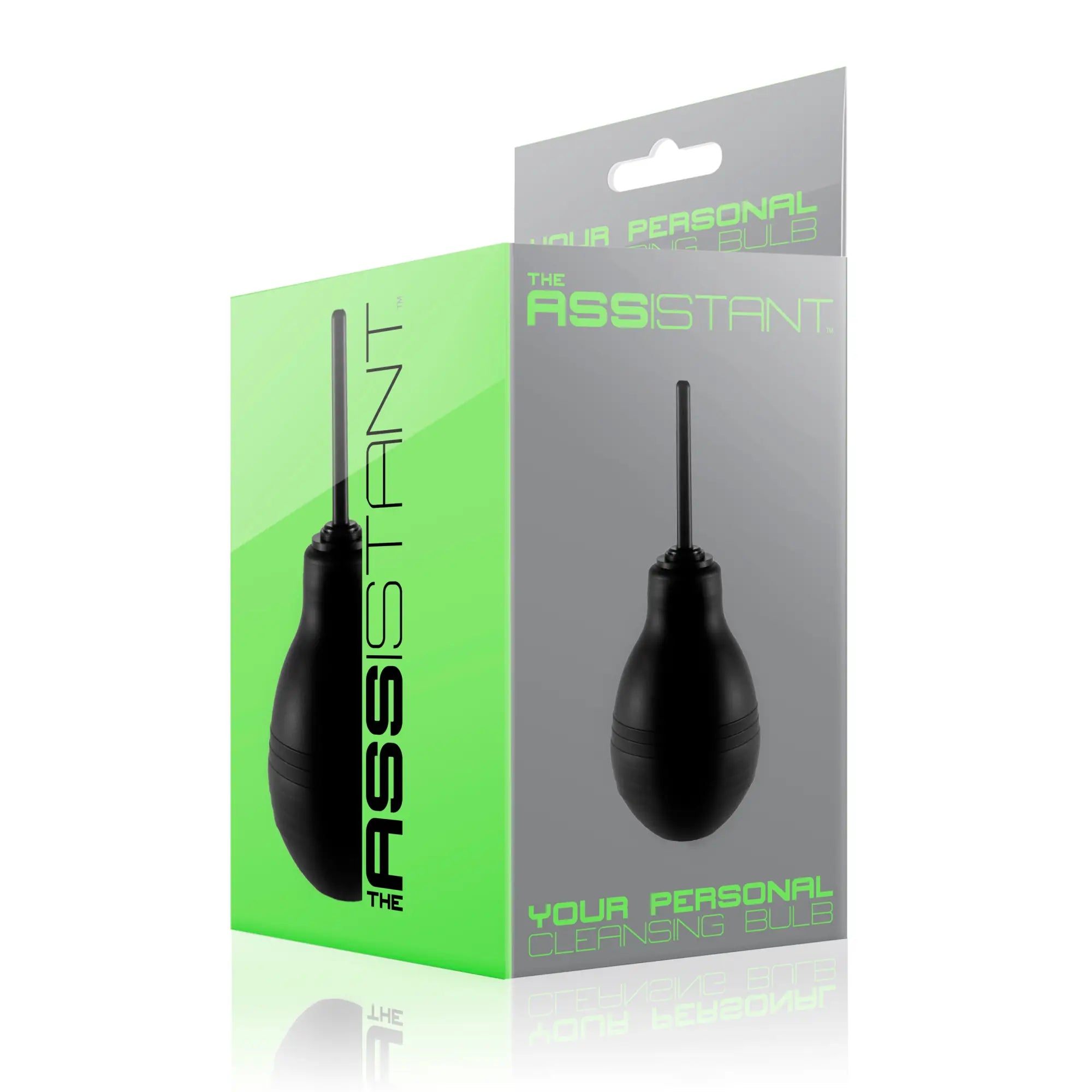 Si novelties the assistant black rubber bulb with long slender nozzle for precise air or liquid control