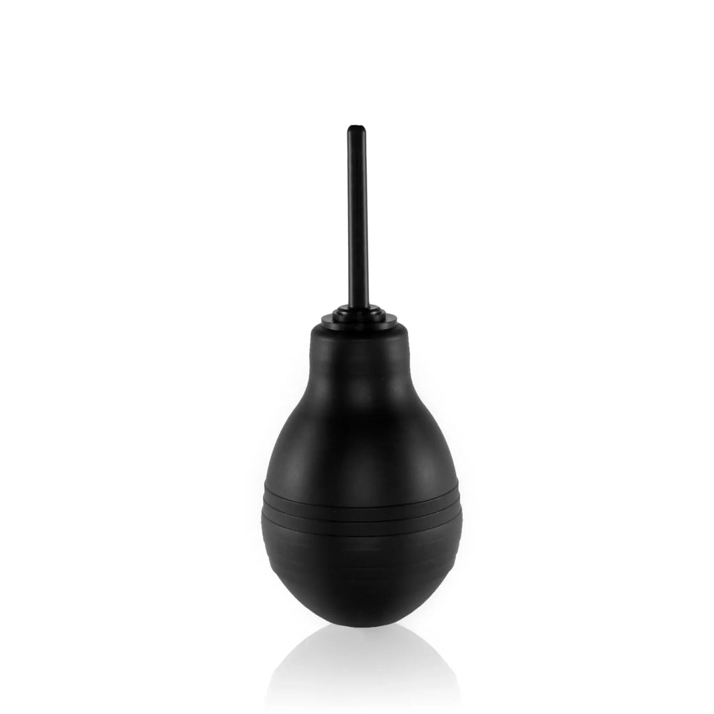 Black rubber suction blower with slender nozzle from si novelties the assistant for precise air blowing tasks