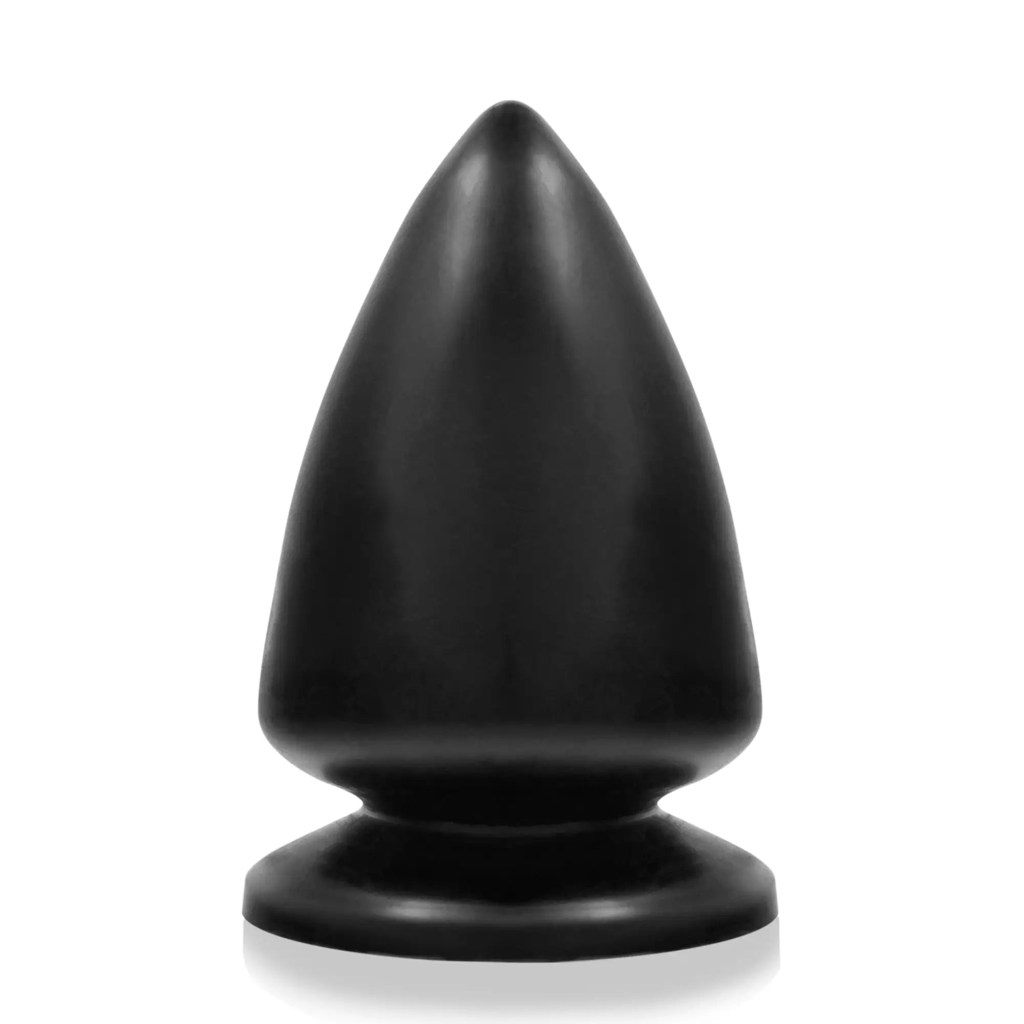 Si novelties butt plug xx large black smooth silicone tapered anal plug with rounded base