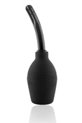 Black rubber bulb syringe with curved nozzle and multiple small holes from si novelties executive assistant cleansing bulb