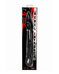 Black silicone toy si novelties the rebel intruder 21.65in with sleek elongated design and textured grip area