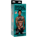 Teal cardboard packaging for small hands 9-inch ultraskin dual-density cock with removable vac-u-lock suction cup