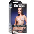 Black and blue doc johnson signature strokers dani daniels ultraskyn pocket pussy made with vanilla scent