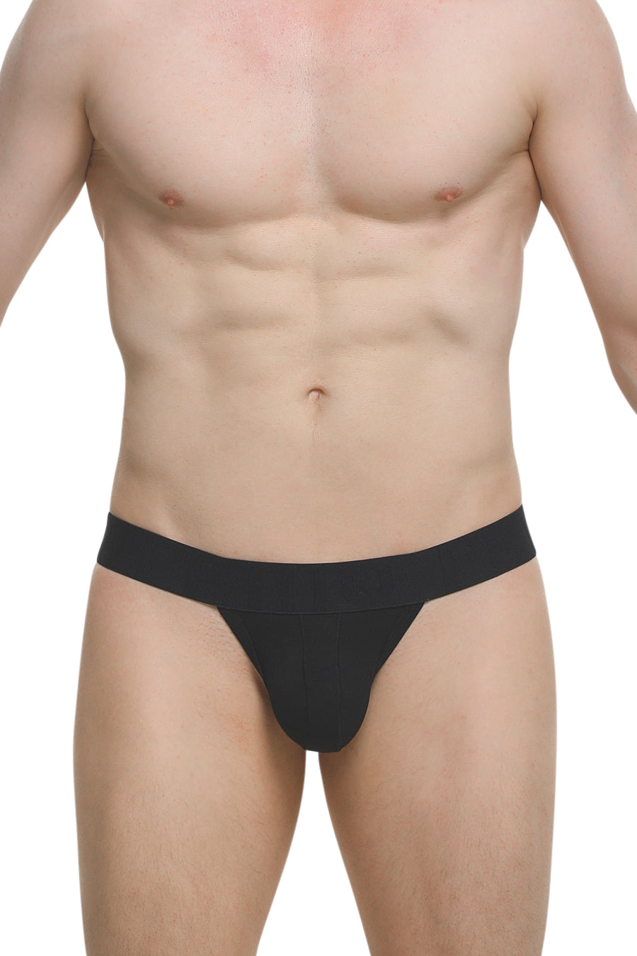 PetitQ Men's Slingshot Thong Amné Black