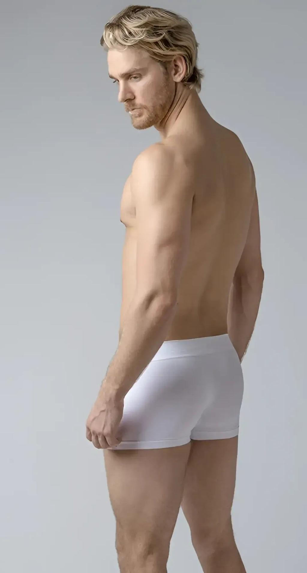 White cotton softest short trunks with smooth fitted design for comfortable everyday wear