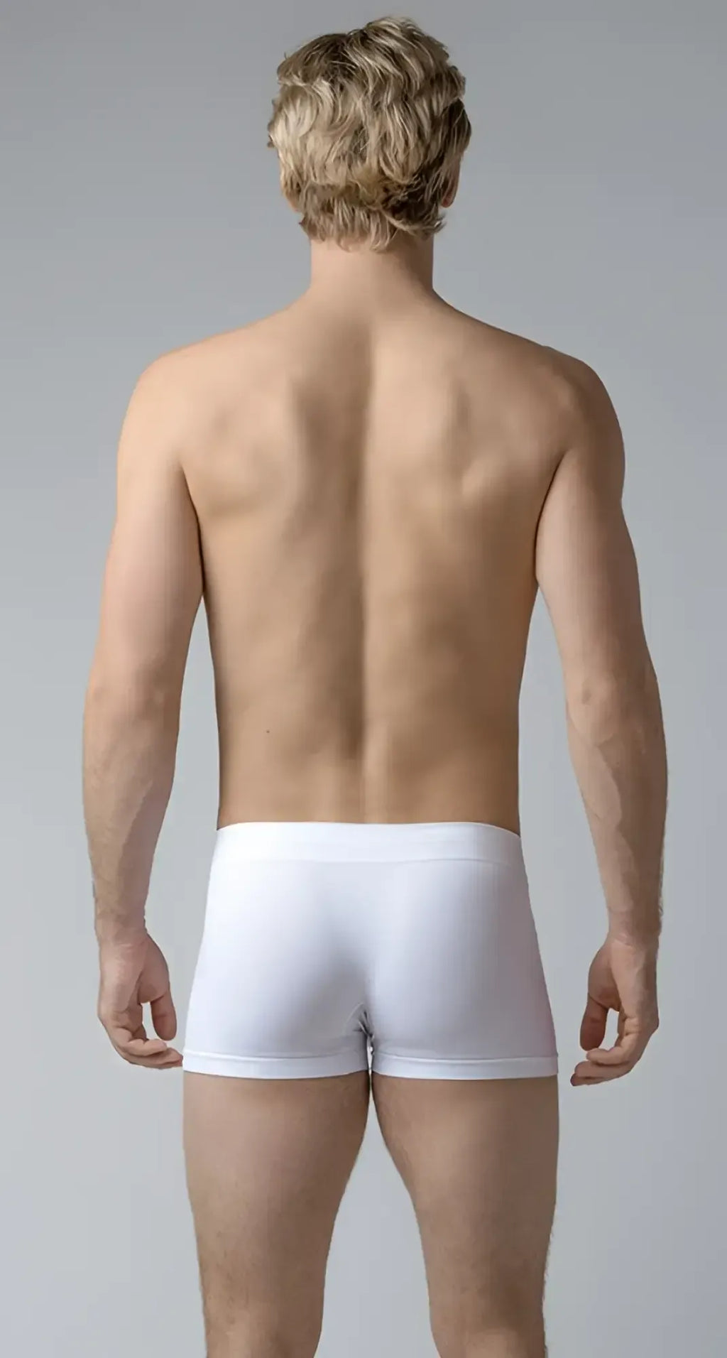 White menâs briefs softest short trunks made of breathable cotton for comfortable everyday wear