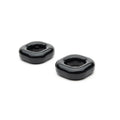 Black glossy ceramic sport fucker boner expansion pack rings square shape with rounded edges
