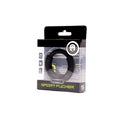 Black silicone sport fucker boost fusion ring in branded retail package showing product front side