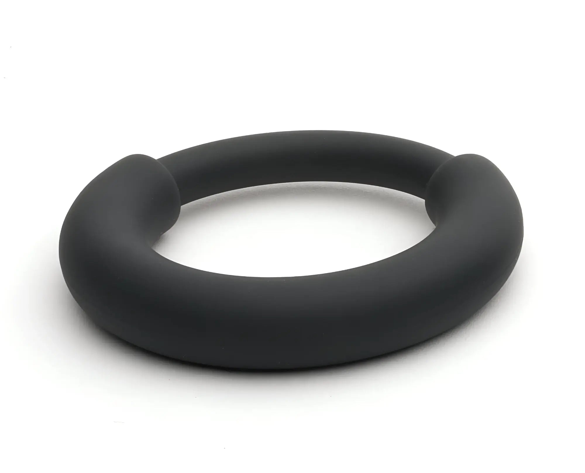 Black silicone sport fucker boost fusion ring with rounded ergonomic design for comfortable wear