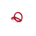 Red silicone sport fucker cum stopper 2.0 ring with minimalist interlocking design for comfortable wear