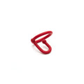 Sport Fucker cum stopper by Sport Fucker red sleek matte silicone ring with minimalist interlocking loops design