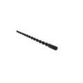Black beaded sport fucker depth charge sound wand with textured grip end for enhanced control